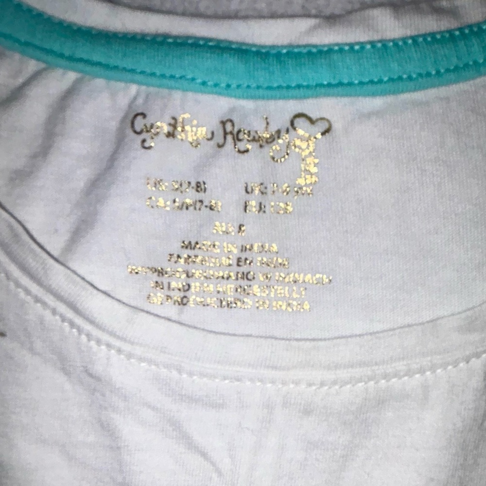 NWOT Cynthia Rowley Unicorn Print Top and Polka Dot Leggings Set - Picture 5 of 11